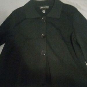 Cable & Gauge Black Pea Coat